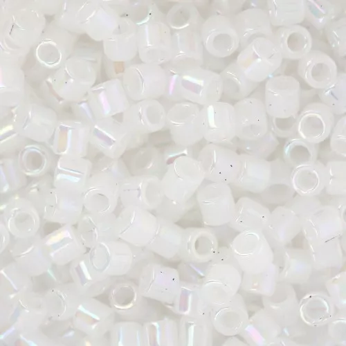 Miyuki Delica 8/0 DBL0222 - Opale bianco AB x8g