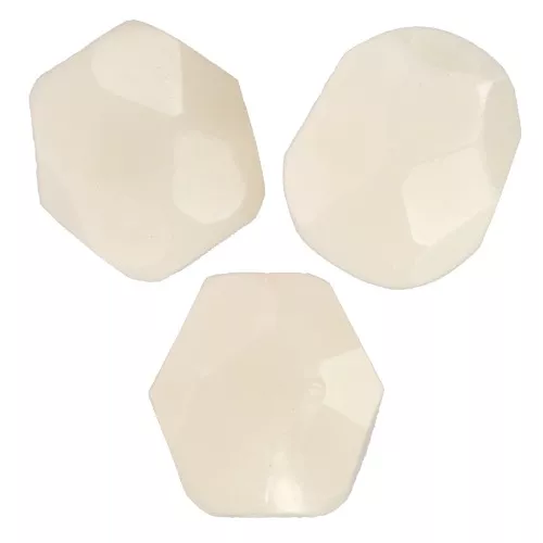 Sfaccettate 3 mm - Ivory x50