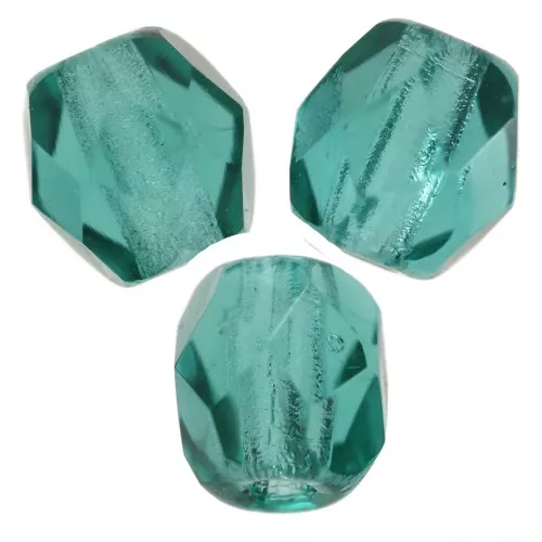 Sfaccettate da 4 mm - Dark Teal x50