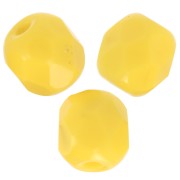 Sfaccettate 4 mm - Opaque Yellow x50|raw }}