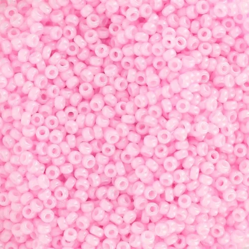 Rocaille Miyuki 15/0 428 - Perla tinta opaca rosa bubblegum x8g