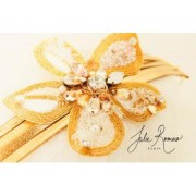 Canutiglia riccia per rica - Spille e gioielli ricamati 1 mm - Arancio ruggine x5g