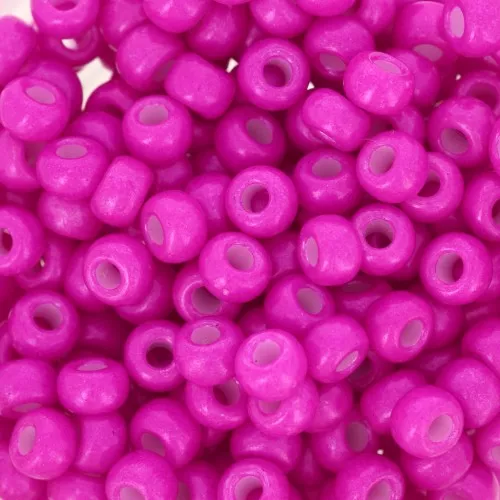 Rocaille Miyuki 6/0 4751 - Dyed Opaque Magenta x8g