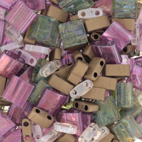 Mix di perle Miyuki - Perle Quarter - Half e Tila - Fairytale x10g