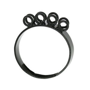 Anello 8 anellini Nero x1