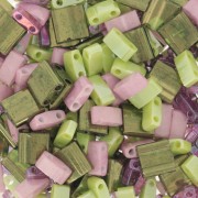 Mix di perle Miyuki - Perle Quarter - Half e Tila - Blooming Chic x10g|raw }}