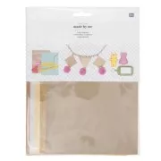 Assortimento di 5 fogli imitazione cuoio cm.14.8x21 Metallic