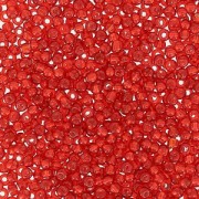 Perla Preciosa 15/0 - 1,5 mm Light Siam Silver Lined x 10 g
