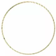 Anello di tessitura e montaggio rotondo da 50 mm - Ottone grezzo x25