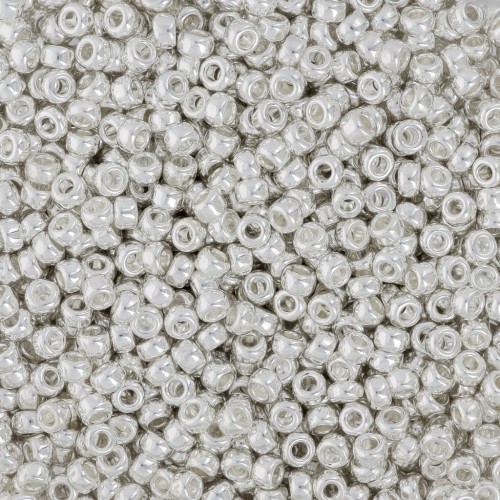 Perline Miyuki 11/0 961 - Placcate in argento sterling brillante x 50 g