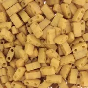 Perline Miyuki Half Tila 5x2,3x1,9 mm HTL-2312 - Senape opaco confezione da 100g