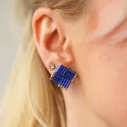 Bugles Miyuki mm. 6 BGL-151FR- Matte Transparent Cobalt AB x10g