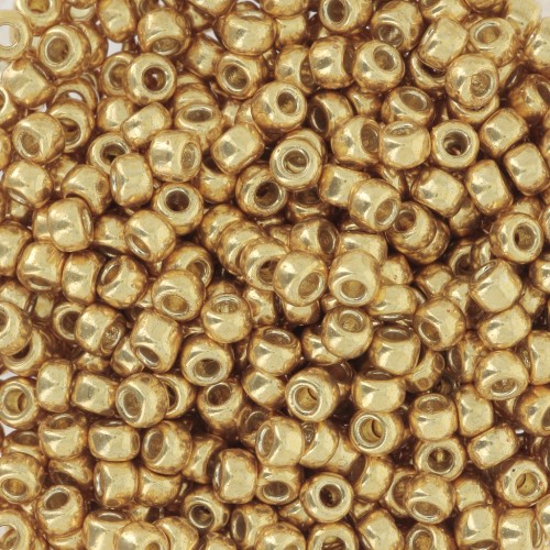 Rocaille Miyuki Duracoat 8/0 4202 - Oro galvanizzato x 100 g