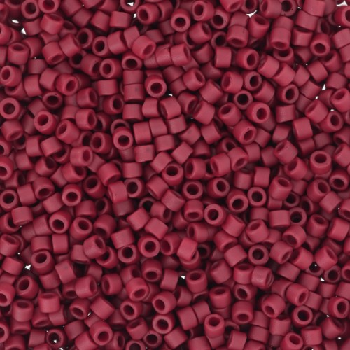 Miyuki Delica 11/0 DB0378 - Rosso mattone metallizzato - confezione da 100 g