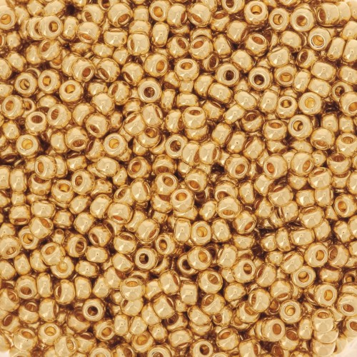 Perline Miyuki 11/0 191 - Placcate in oro 24 carati x 50 g
