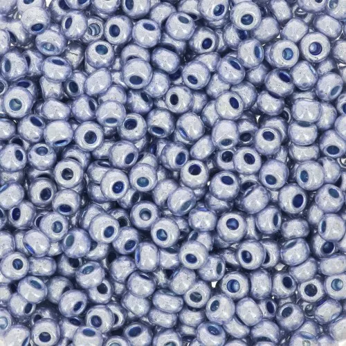 Perle di semi Preciosa 9/0 2,5 mm - Blue Solgel Metallic x20g