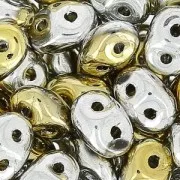 SuperDuo mm. 2.5x5 Crystal California Silver x10g