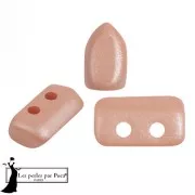 Perle di vetro Piros® by Puca® 2x5 mm - Milky Peach x10g