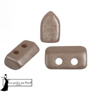 Perle di vetro Piros® by Puca® 2x5 mm - Mocca x10g|raw }}