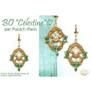 Perle di vetro Volos® by Puca® 4x8 mm - Riviera Bottle Green x10g