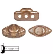 Crystal - Perle di vetro Volos® di Puca® 4x8 mm - Riviera Mocca x10g Perle di vetro Volos® di Puca® 4x8 mm - Riviera Mocca x10g