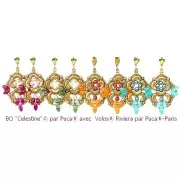 Perle di vetro Volos® by Puca® 4x8 mm - Riviera Siam Fucsia x10g