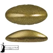 Jet - Athos 3D 3 trous® par Puca® 20x10 mm - Gold Metallic Mat x1 Athos 3D 3 trous® par Puca® 20x10 mm - Gold Metallic Mat x1