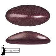 Jet - Athos 3D 3 trous® par Puca® 20x10 mm - Old Red Metallic Mat x1 Athos 3D 3 trous® par Puca® 20x10 mm - Old Red Metallic Mat x1