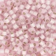 Miyuki Delica 10/0 DBM0624 - Dyed Light Rose Siver Lined  Alabaster x8g