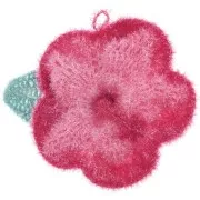 Creative Bubble - Filato all'uncinetto per spugna tawashi - Rosso sfumato x1