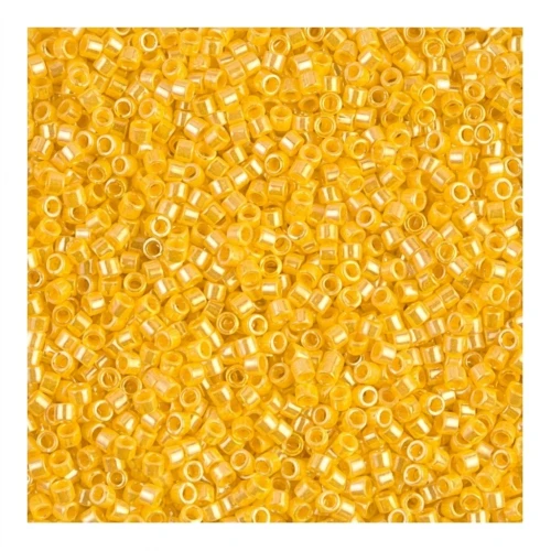 Miyuki Delica 11/0 DB1562 - Opaque Canary Luster x8g