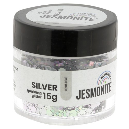 Brillantini- Jesmonite - Argento x15g