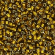 Miyuki Delica 11/0 DB1681 -  Silver Lined Glazed Dark Saffron x8g