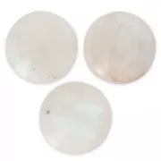 Cabochon tondo mm. 25 Pietra di luna x1