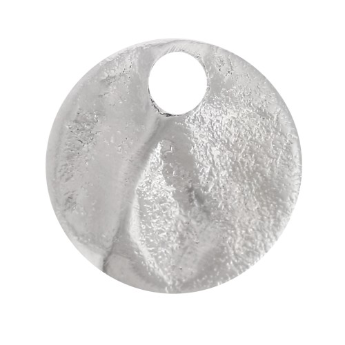 Zecchini accartocciati 6 mm - Argento x10