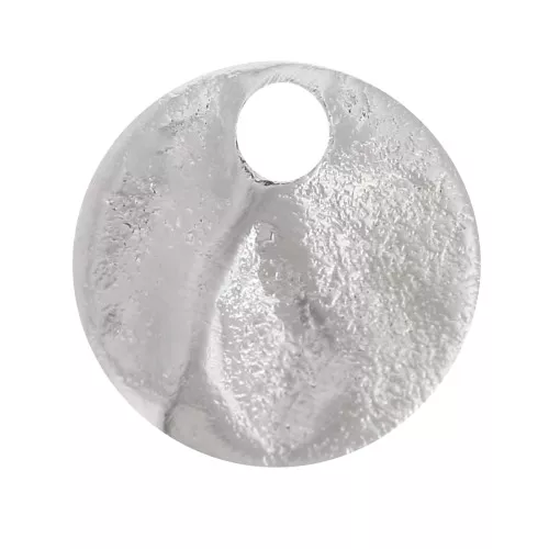 Zecchini accartocciati 6 mm - Argento x10