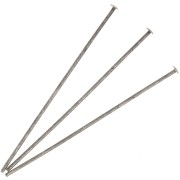 Chiodini a testa piatta 40x0,7 mm - Produzione europea - Argento invecchiato x25|raw }}