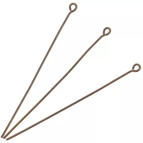 Chiodini a testa tonda 50x0,7 mm - Produzione europea - Bronzo invecchiato x25