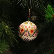 Sfera di polistirolo 50 mm Bianco x1