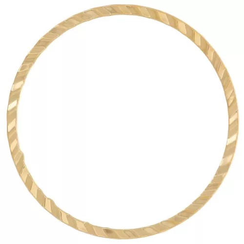 Anello di tessitura e montaggio da 20 mm - Placcato oro 3 micron x1