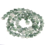 Perle a fiore 6mm in pietra semipreziosa - Quarzite verde x 38cm|raw }}