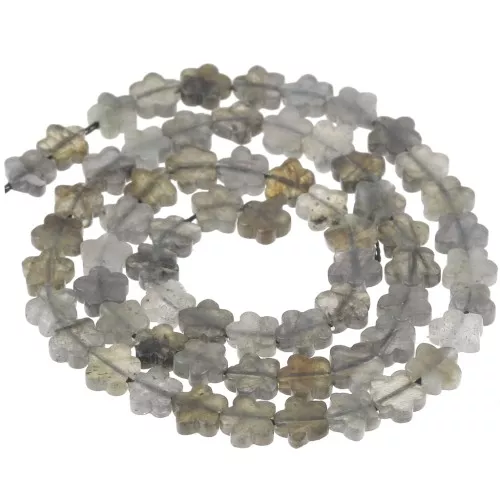 Perle di pietra semipreziosa da 6 mm - Labradorite x 38 cm