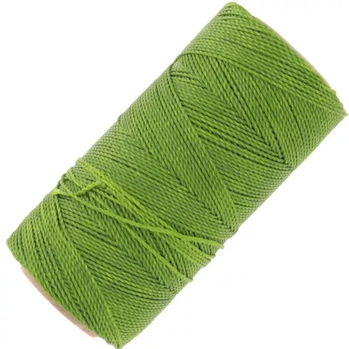 Bobina di filo cerato Linhasita - Profumo di menta - 1 mm Verde erba (352) x168m