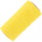 Bobina di filo cerato Linhasita per micro macramè 0,35 mm - Giallo (37) x448m