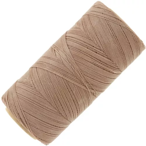 Bobina di filo cerato Linhasita per micro macramè 0,35 mm - Cappuccino (65) x448m