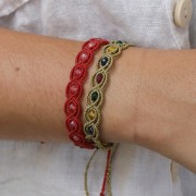 Bobina di filo cerato Linhasita per micro macramè 0,35 mm - Cappuccino (65) x448m