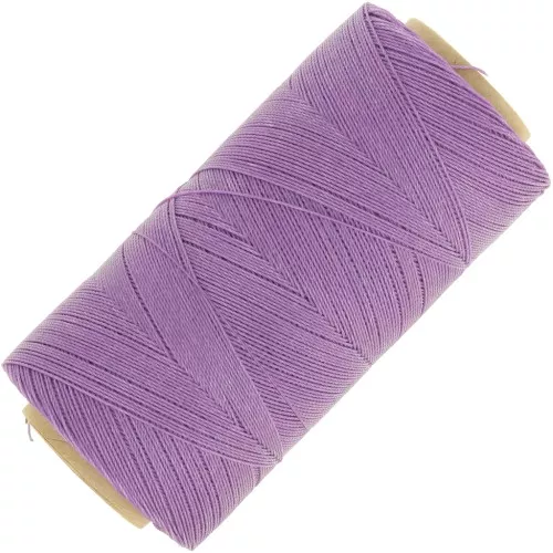 Bobina di filo cerato Linhasita per micro macramè 0,35 mm - Lilla (69) x448m