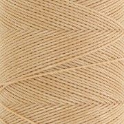 Bobina cerata Linhasita per micro macramè 0,75 mm - Golden Beige (602) x228m
