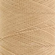 Bobina cerata Linhasita per micro macramè 0,75 mm - Golden Beige (602) x228m