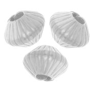 Perle biconi appiattiti 6x5 mm - Argento 925 x10|raw }}